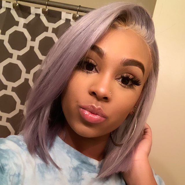Sassy Purple Medium Hair