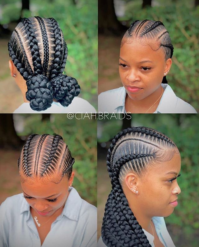 Stunning Feed-In Best Cornrow Braids and Buns