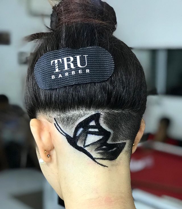 A Fly Sly Butterfly Undercut Hairstyle