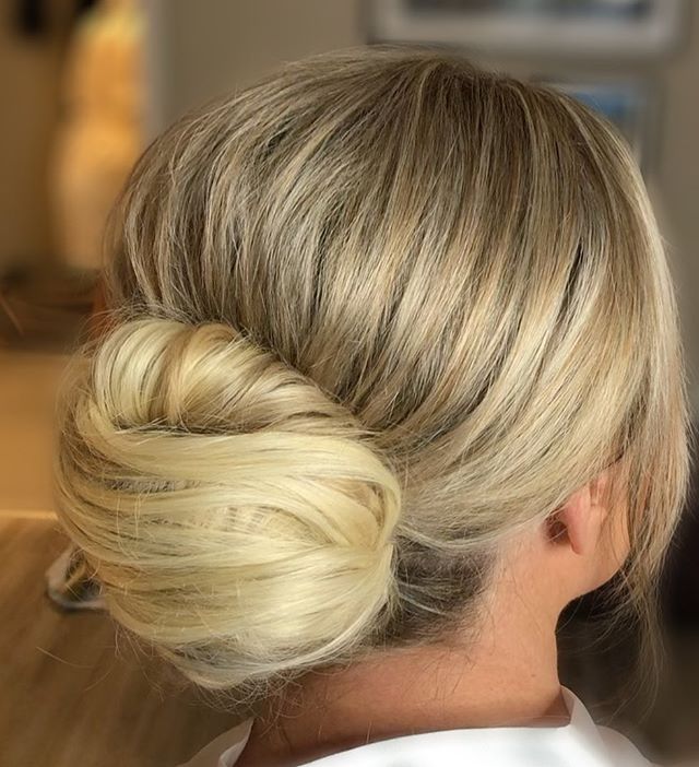 Soft and Romantic Swirl Bridal Bun