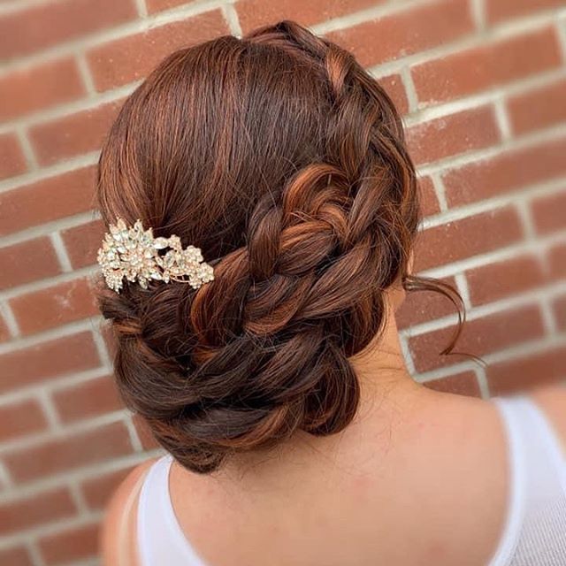 Bridal Braided Wrap-Around ‘Do