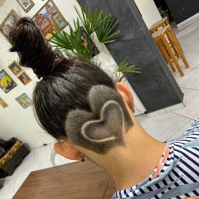 Heart Two Hearts Undercut Hairstyle