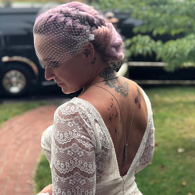  Purple Milkmaid for Wedding