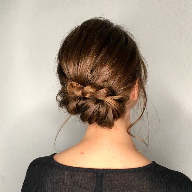 A Very French Chignon-Braided Low ‘Do