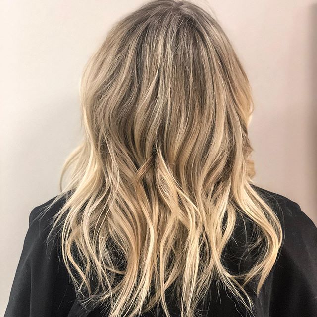 Messy and Tousled Blonde for Thinner Textured Hair