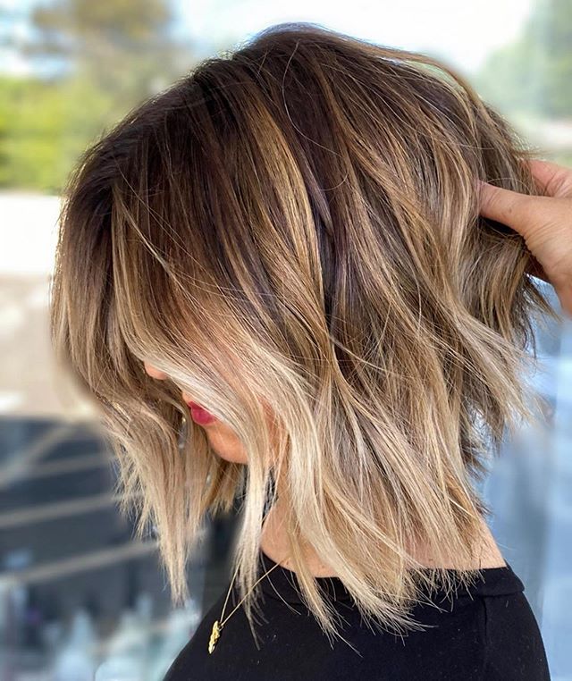  Dramatically Angled Cut and Color