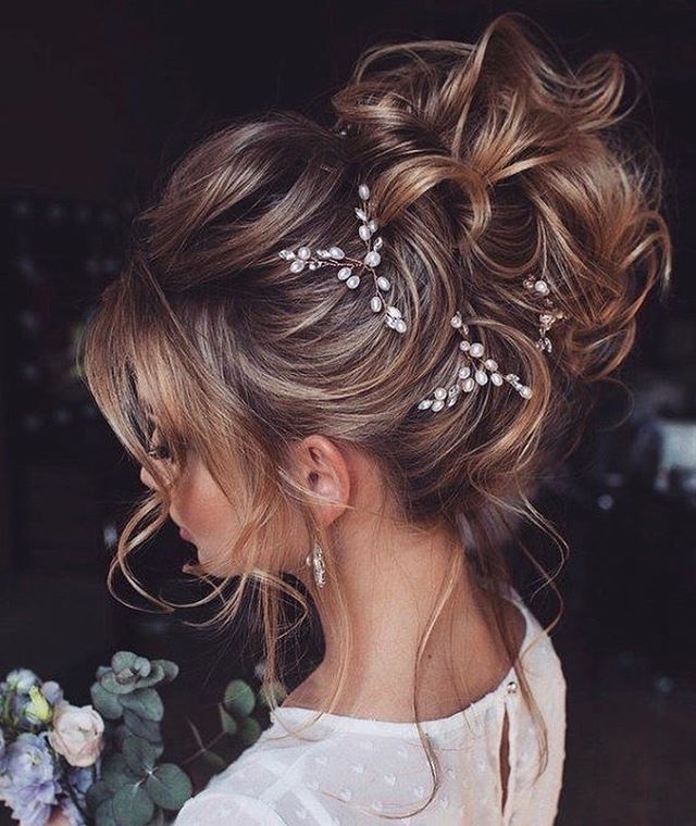 Cinderella Bun for a Ball Gown Bride