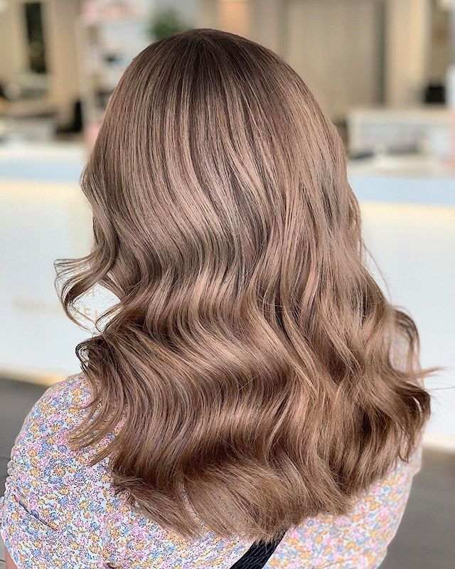 Light Brown Hair with Soft Waves