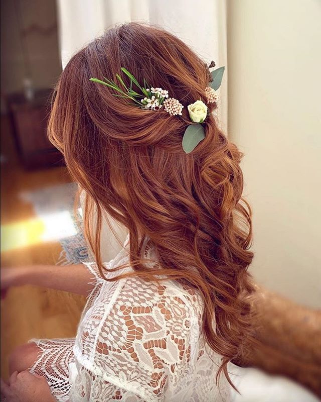 Greenery Sprigs Celtic Bridal Hair