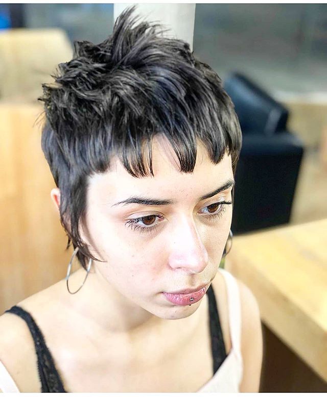 Seductively Spiked Pixie Cut