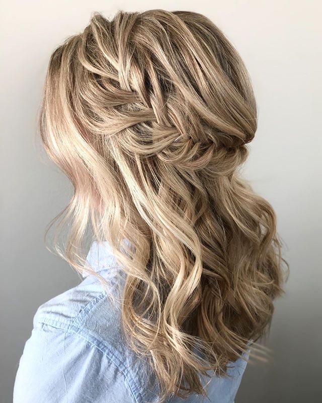 Half-up Braid With Sidebangs