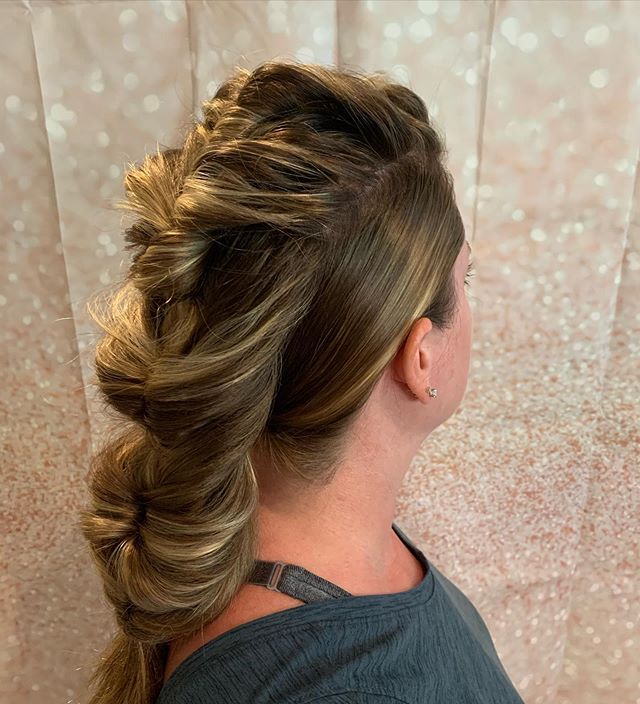 Chunky Voluminous Sleek Faux Braid