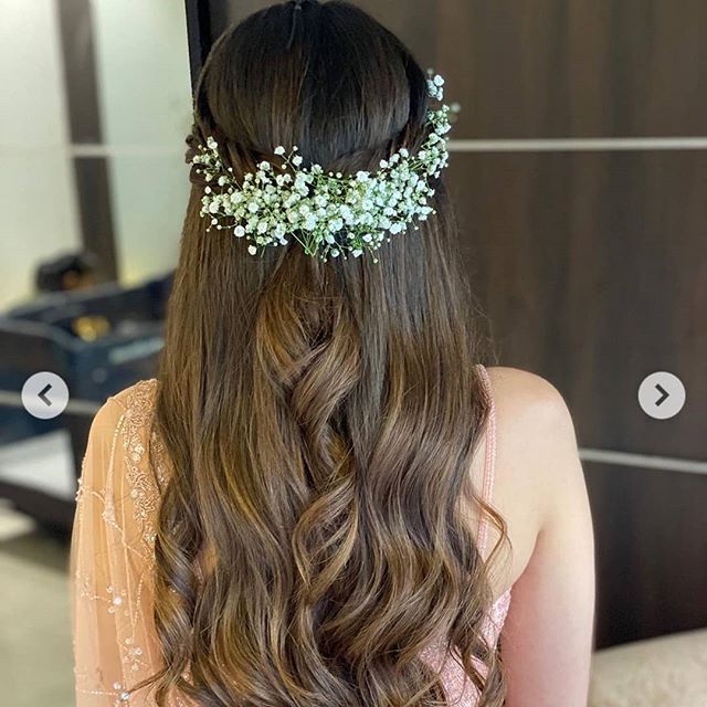 Heavenly Goddess-Like Twist With Floral Accent