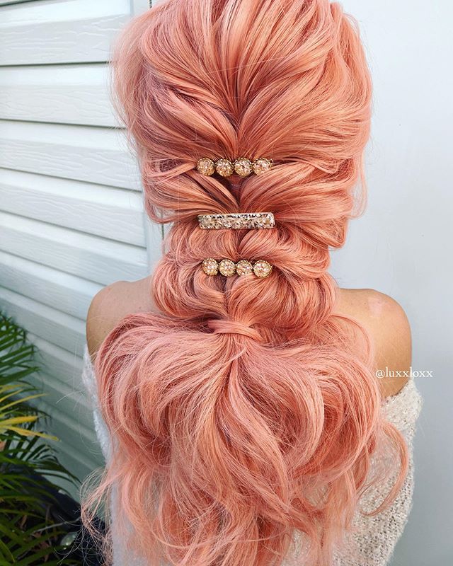 Twisted, Faux-Braided, Accentuated Updo