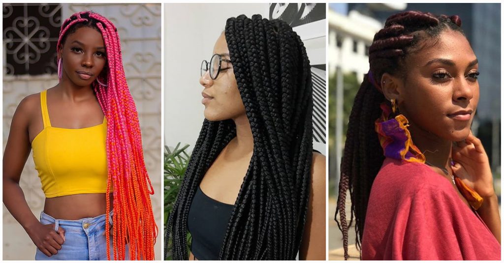 50 Best Big Box Braids for Bold and Beautiful Women in 2023