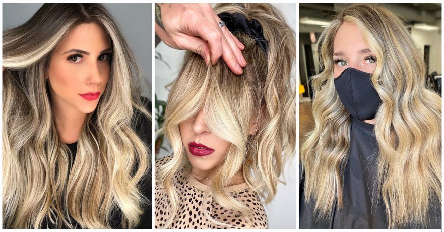 50 Bombshell Blonde Balayage Hairstyles that are Cute and Easy