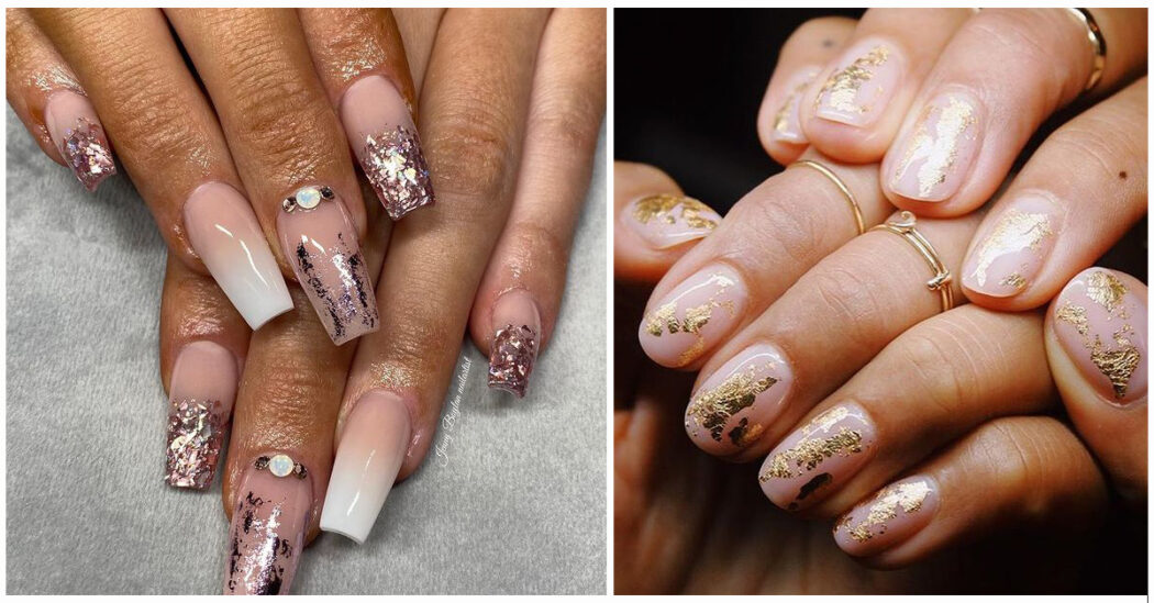 Glamorous Foil Nails To Make Nails The Perfect Accessory The Cuddl