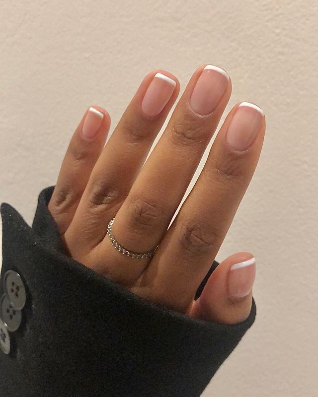 49 Awesome French Tip Nails To Upgrade Your Manicure In 2022 8811