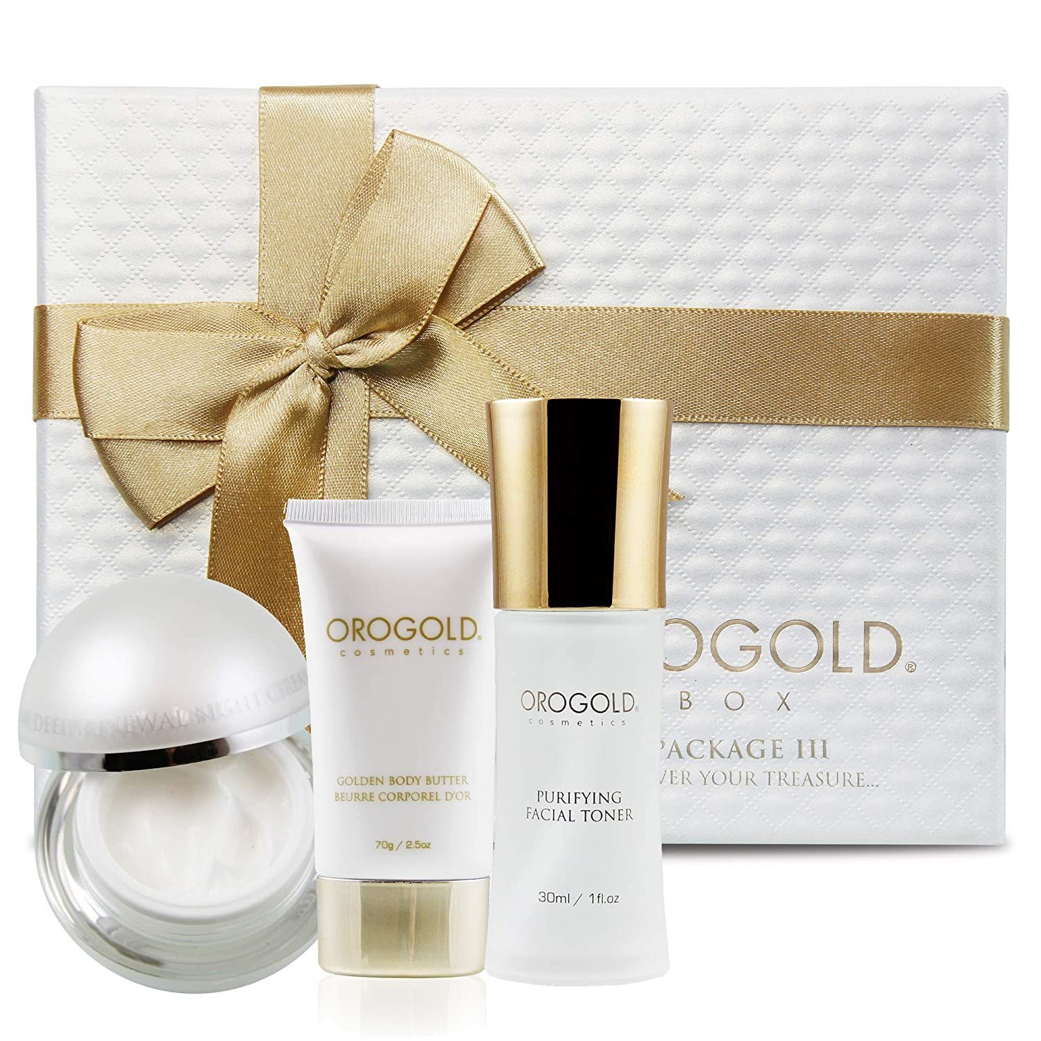 Cleanser, Moisturizer, and Peel Set by OROGOLD